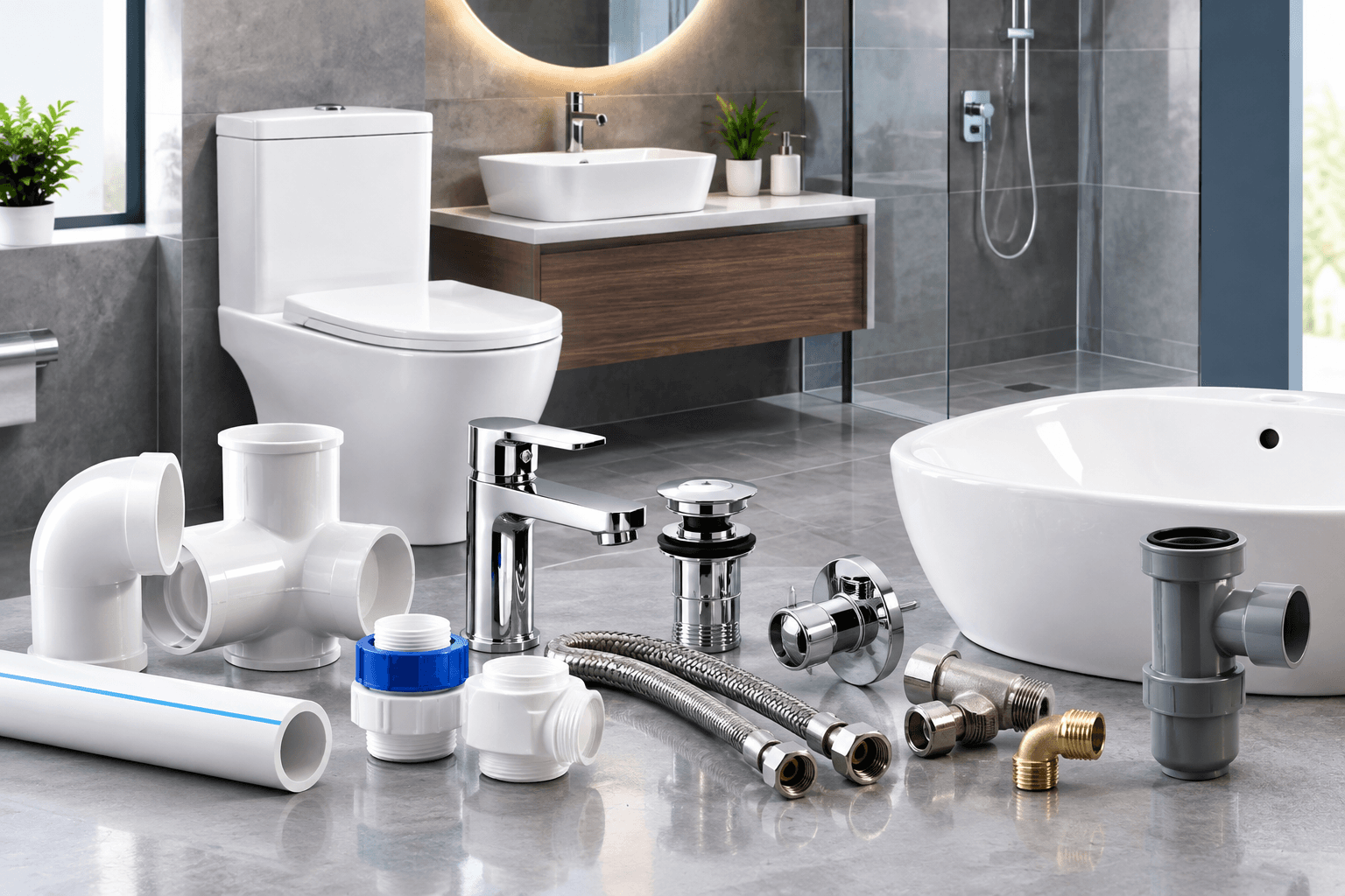 Sanitaryware components
